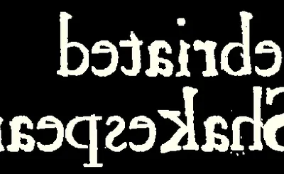Inebriated Shakespeare